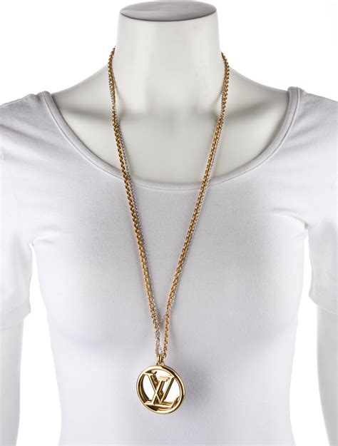 louis vuitton gold necklace womens|louis vuitton whistle necklace.